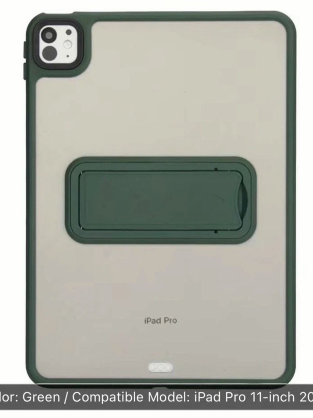 iPad Pro 11-inch 2024 Case with Kickstand Green